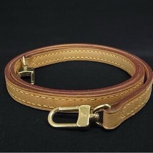 Tan Leather Strap with Gold Hardware